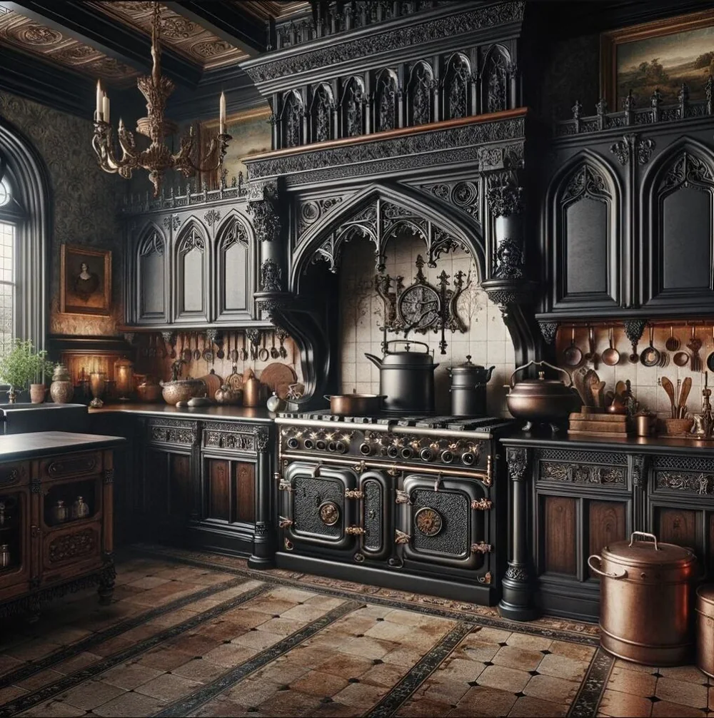 The black kitchen